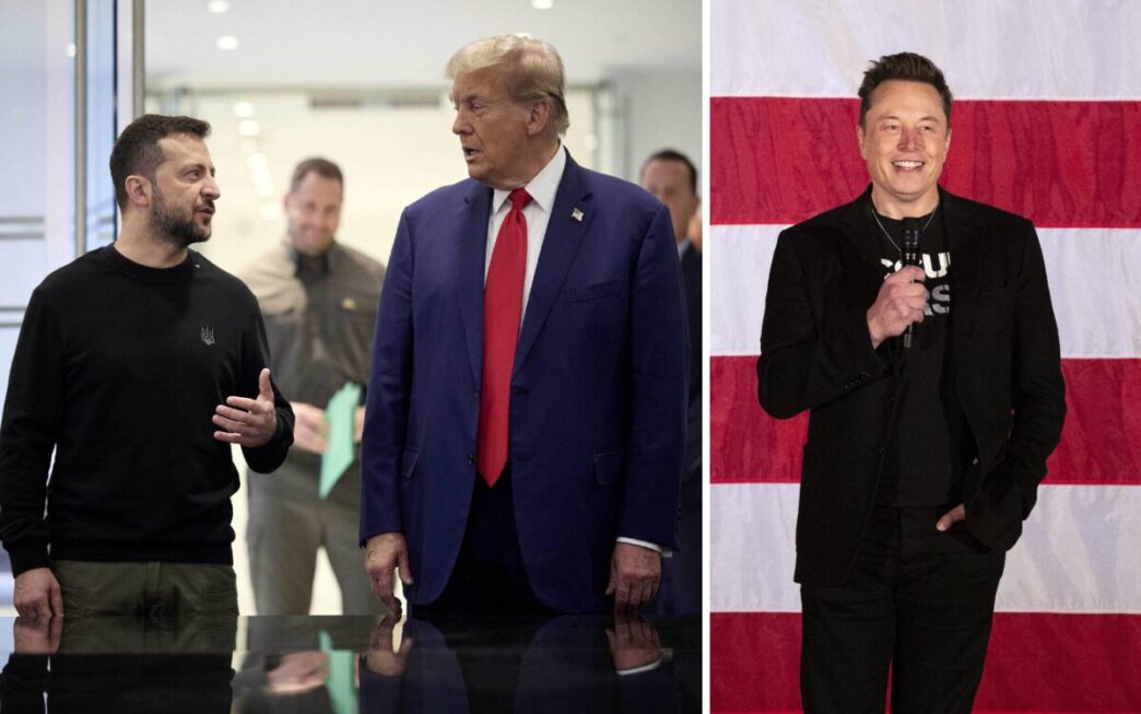 Trump2C Zelensky E Musk3A Il Tri