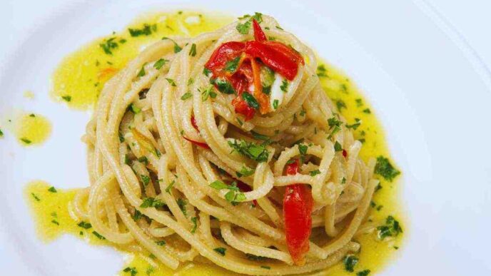 spaghetti aglio e olio: il trucco dello chef