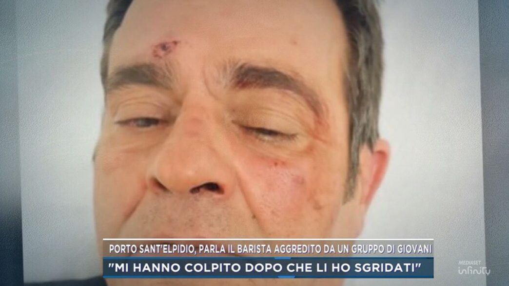 Aggressione in centro3A barista