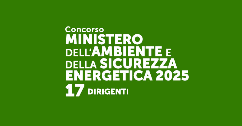 Bando di concorso per dirigent