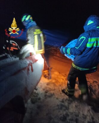 Emergenza neve a Caserta3A inte