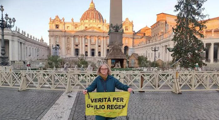 Genitori di Giulio Regeni in p