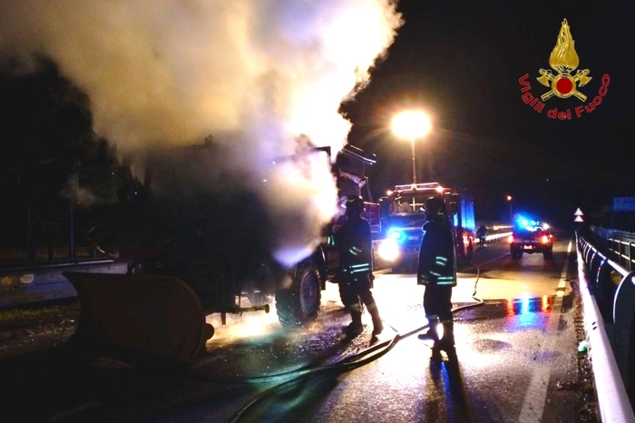 Incendio nel comune di Sant27An