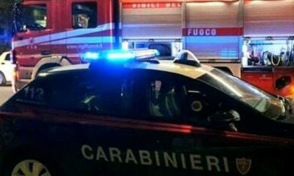 Incendio notturno a Sezze Scal