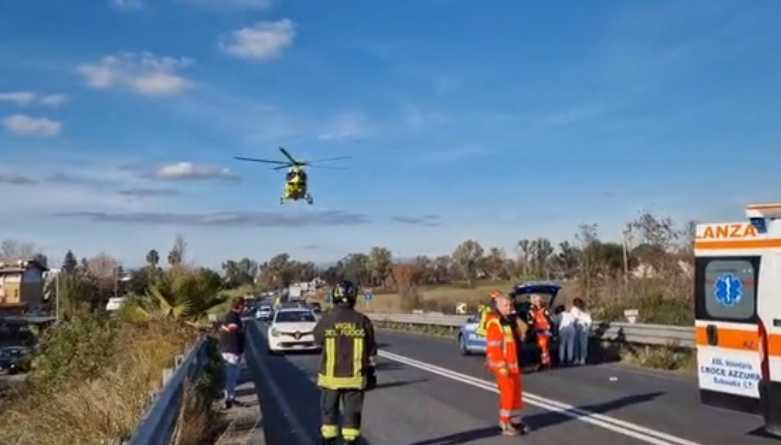 Incidente stradale sulla Ponti