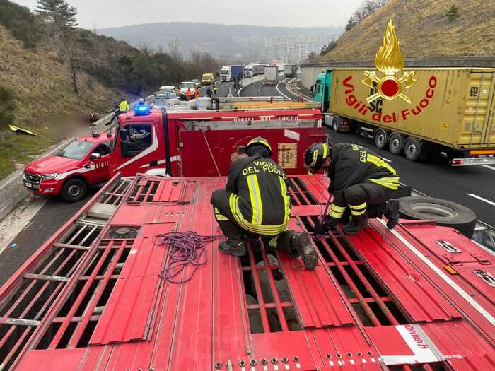 Incidente sulla strada statale