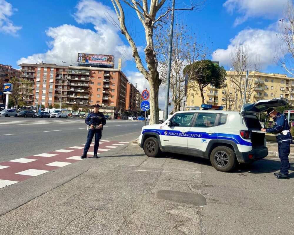 La Polizia Locale di Roma effe