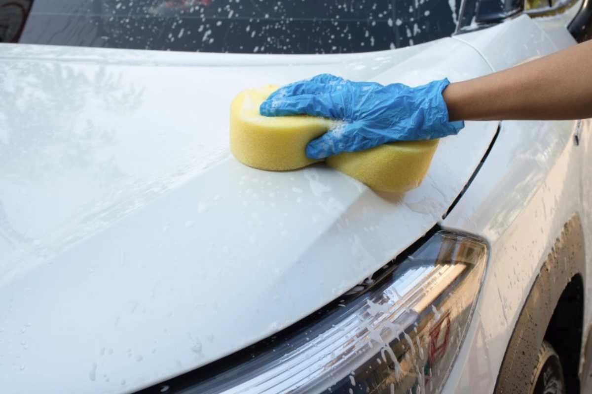 Acqua asciugatrice, lavaggio auto