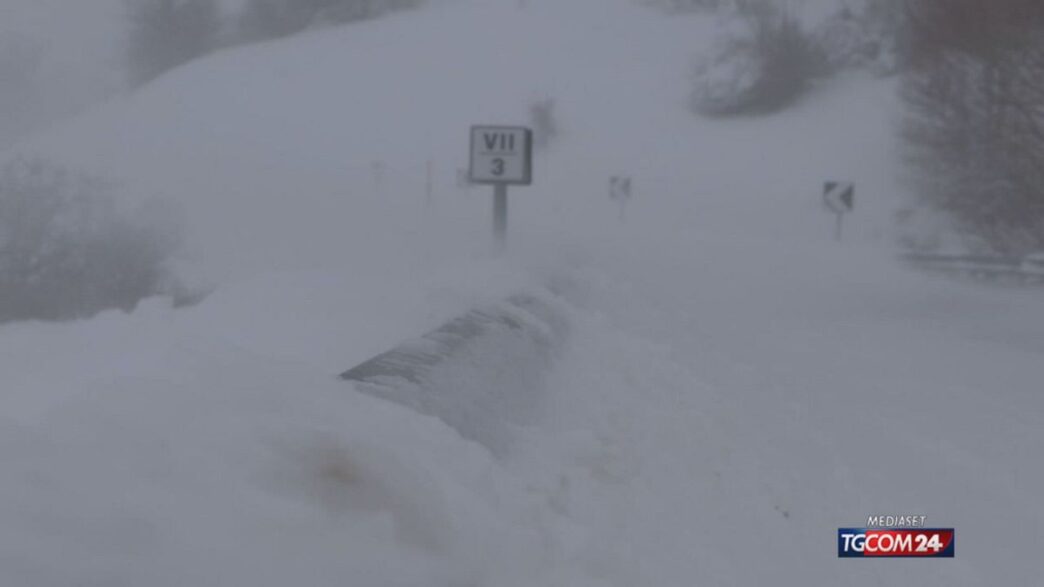 Maltempo in Italia3A neve e ven