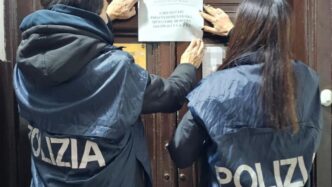 Maxi intervento della polizia