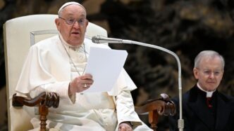 Papa Francesco in Aula Paolo V