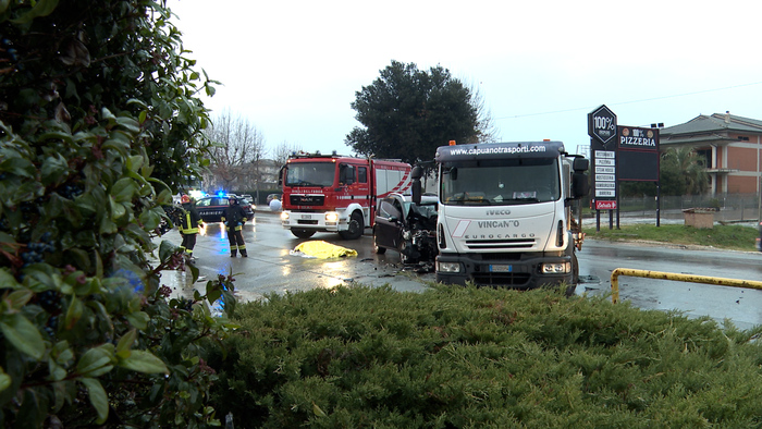 Tragico incidente stradale a P