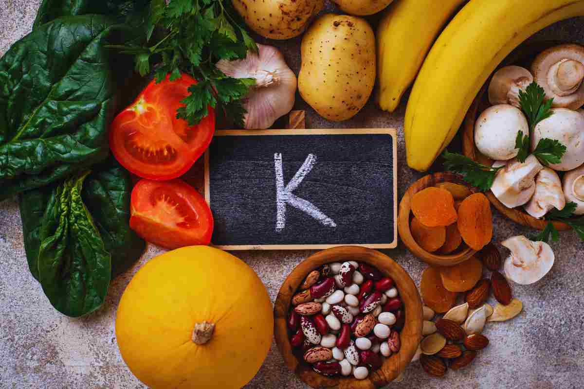 alimenti che contengono potassio