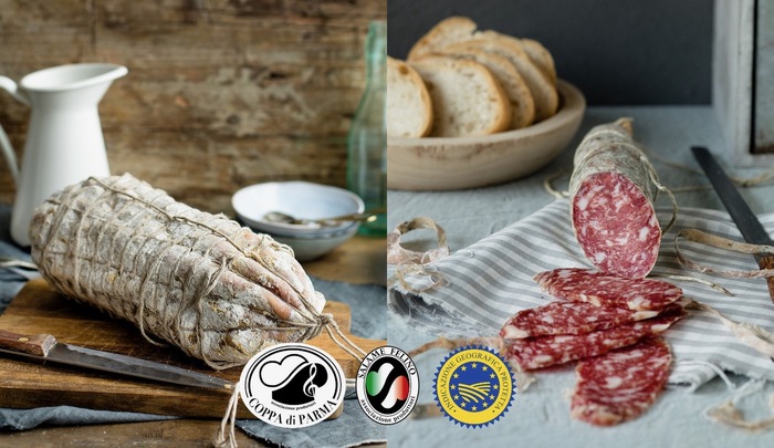 Coppa di Parma e Salame Felino