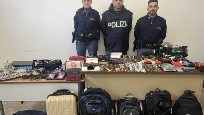 Due ladri georgiani arrestati