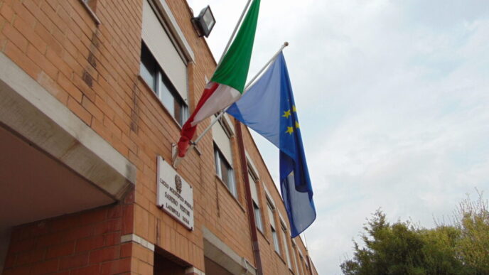 Gli studenti del liceo Pertini