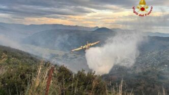 Incendio a Sezze3A Vigili del F