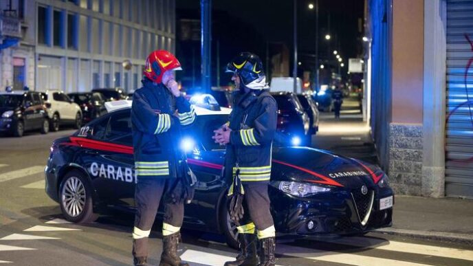 Incendio in un appartamento a