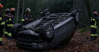 Incidente a Chiaverano3A auto s