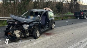 Incidente stradale a Monte Ura