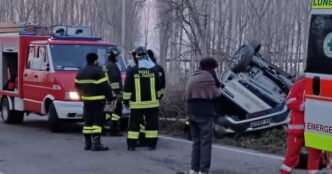 Incidente stradale a Santena3A