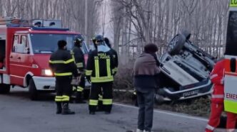 Incidente stradale a Santena3A