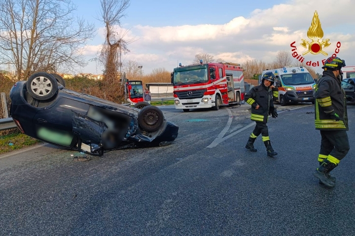 Incidente sulla statale 7 bis3A