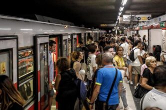 Incidenti in metropolitana a M