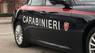 Intervento dei Carabinieri a P