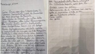 La lettera di una giovane scri