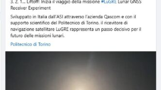 LuGRE3A Il payload italiano avv