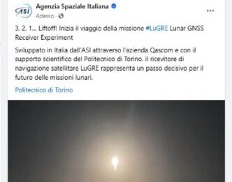 LuGRE3A Il payload italiano avv