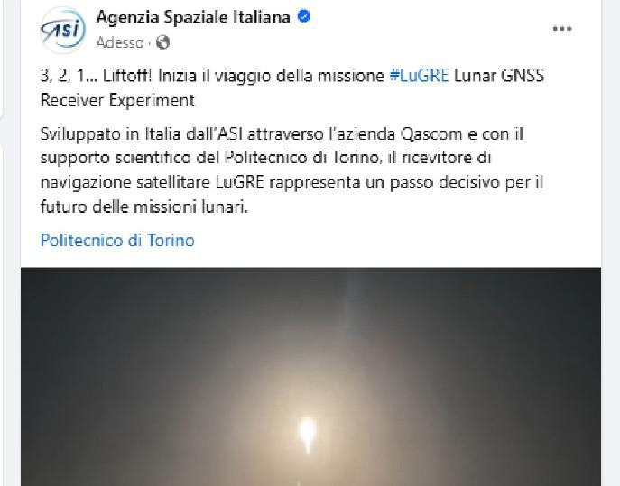 LuGRE3A Il payload italiano avv