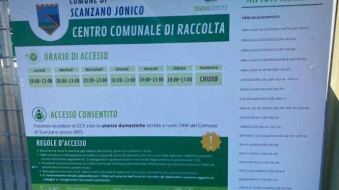 Nasce il nuovo centro di racco