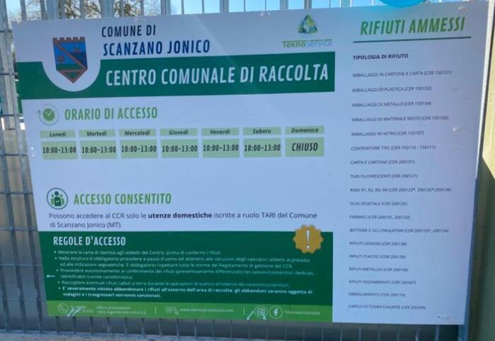 Nasce il nuovo centro di racco