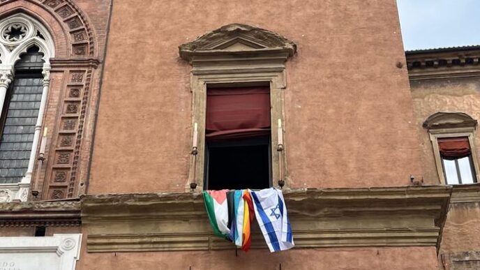 Protesta a Bologna3A i giovani