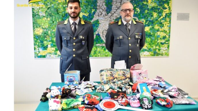 Sequestro di prodotti contraff