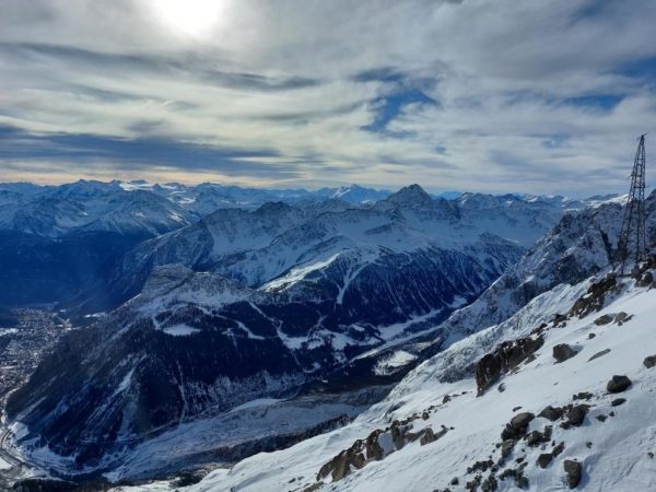 Skyway Mont Blanc3A la funivia