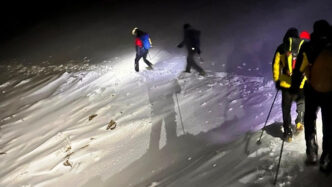 Soccorso Alpino in azione3A due