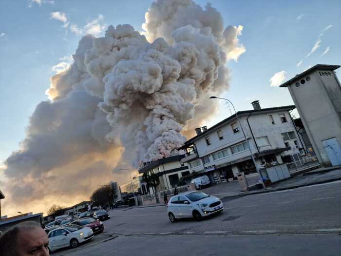 Tanta paura a Trissino3A incend