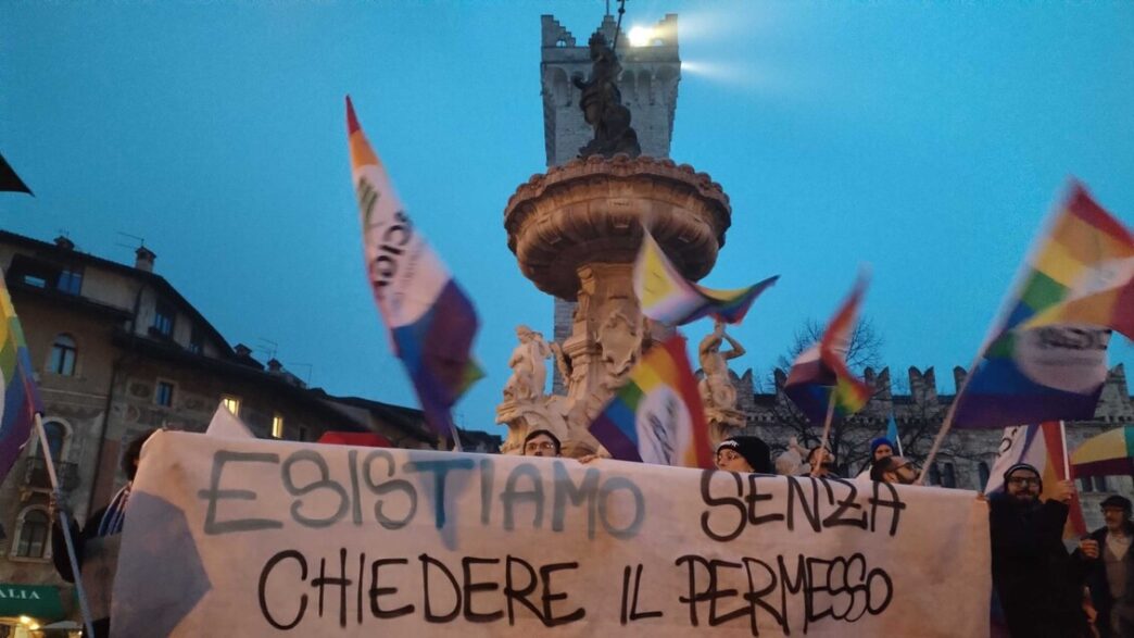 Corteo a Trento contro la viol