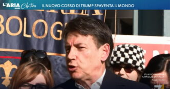 Giuseppe Conte critica Trump e