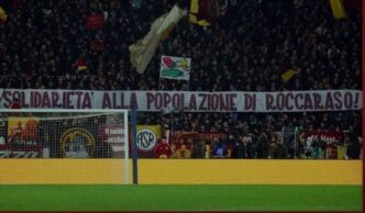 I tifosi della Roma sostengono