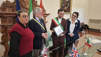 Il sindaco di St Albans in vis