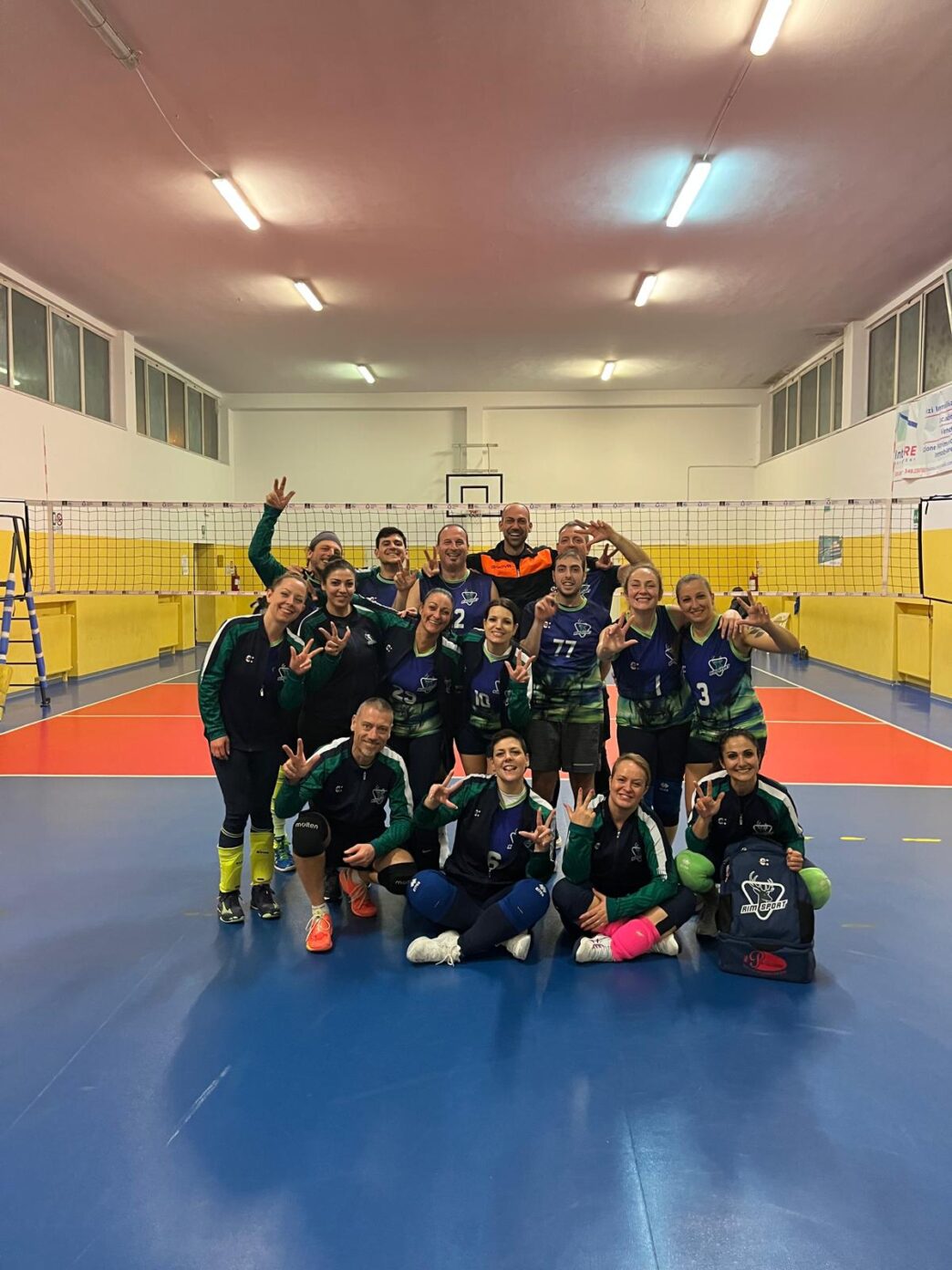 Il volley amatoriale a Cervete