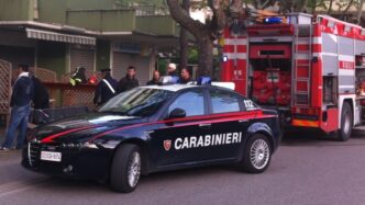 Incendio doloso in un albergo