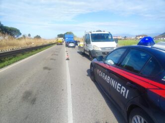 Incidente stradale sulla strad