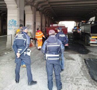 Intervento di Polizia Locale a