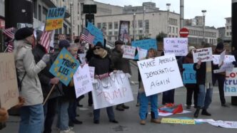 Manifestazione a Bruxelles con