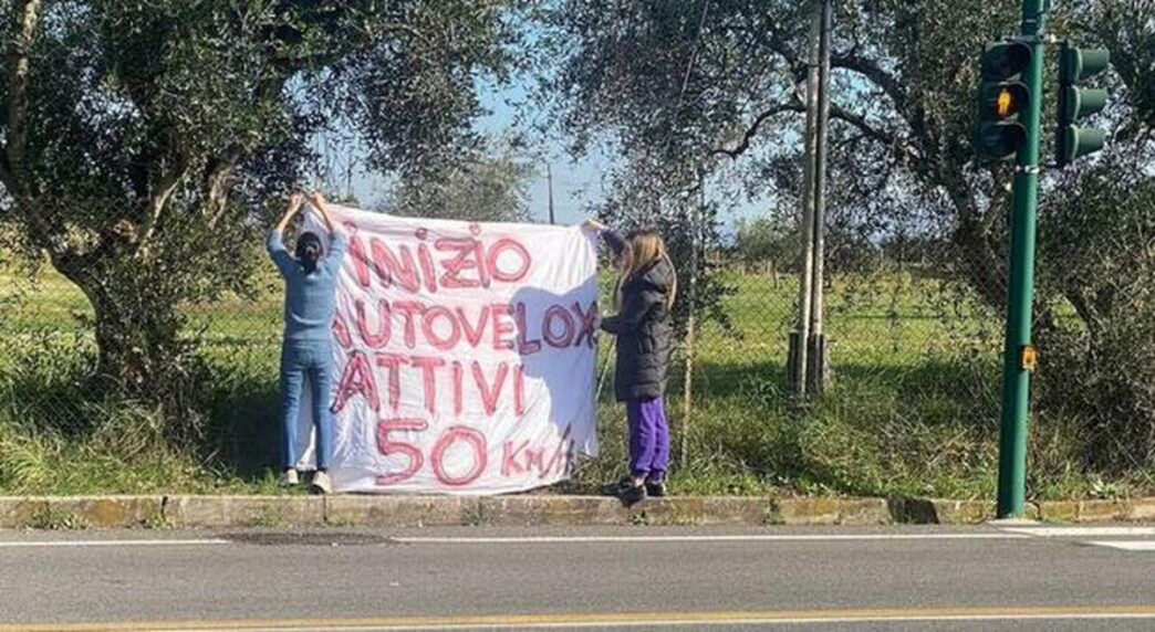 Multa e autovelox su via Laure